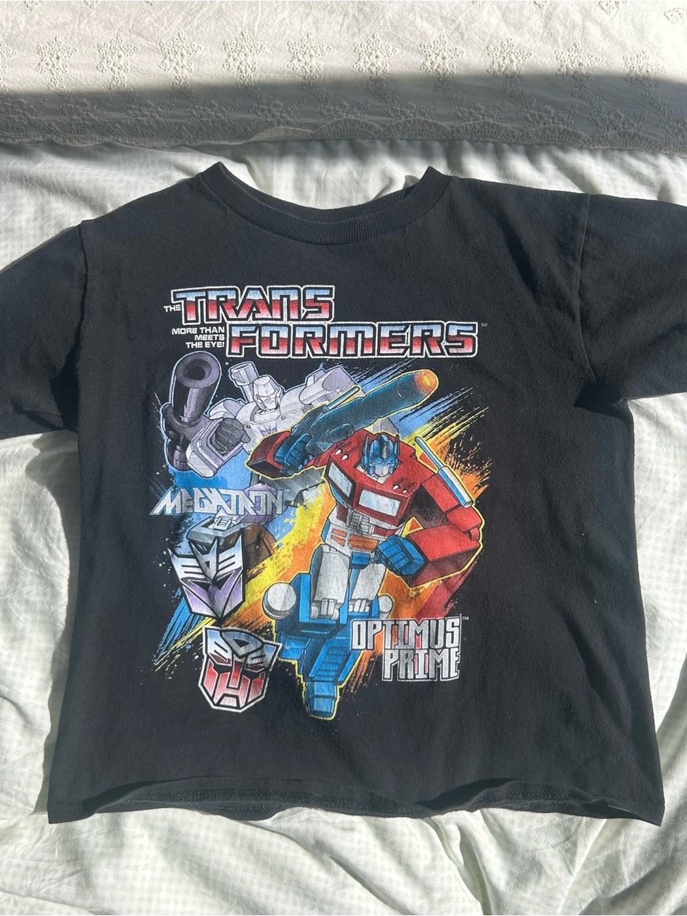 Transformers Optimus Prime Graphic Tee - Black